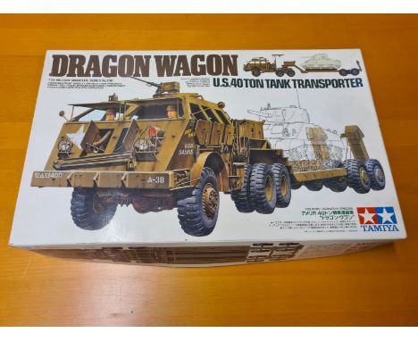 Tamiya 1/35 scale Dragon Wagon US 40t Tank Transporter.