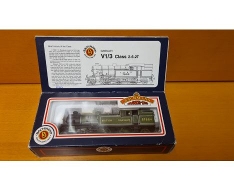 Bachmann V3 Tank 67684 Doncaster Green British Railways locomotive.