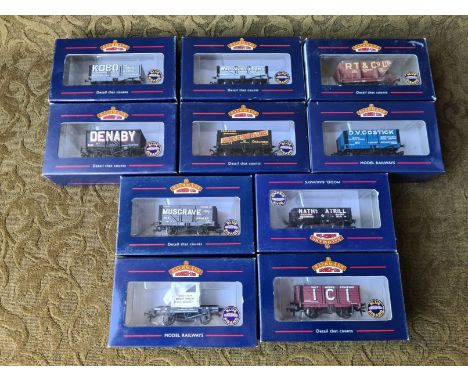 10 x Bachmann Branch Line company logo wagons.