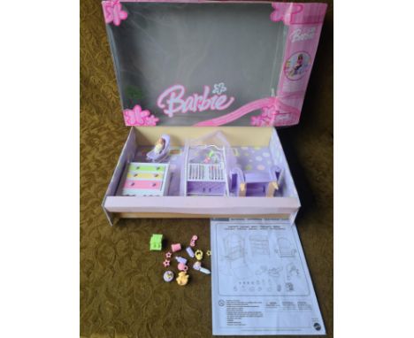 Barbie Mattel Decor Collection Nursery Set, circa 2005, in as new and unused condition.