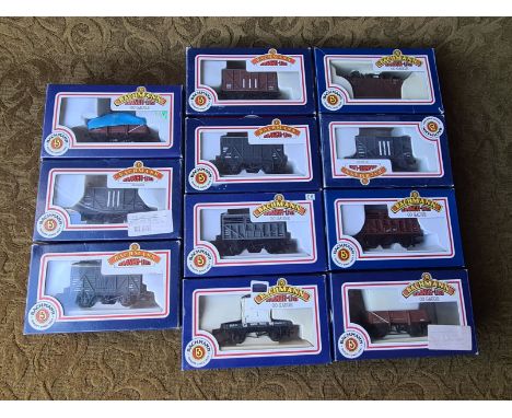11 x Bachmann Branch Line 00 gauge railway stock.