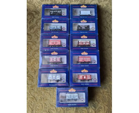 11 x Bachmann Branch Line company logo wagons.