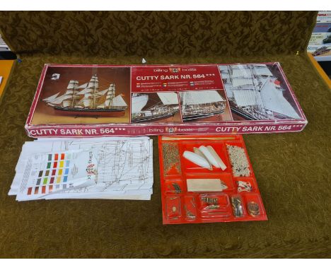 Billing boats Cutty Sark No. 564 model kit complete with fitting kit, complete but unassembled.