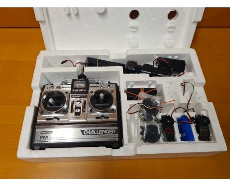 Futaba FP-T5N Challenger radio control model controller and accessories.