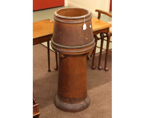 Salt glazed vintage chimney pot.