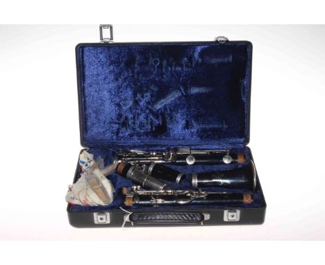 Buffet clarinet in case.
