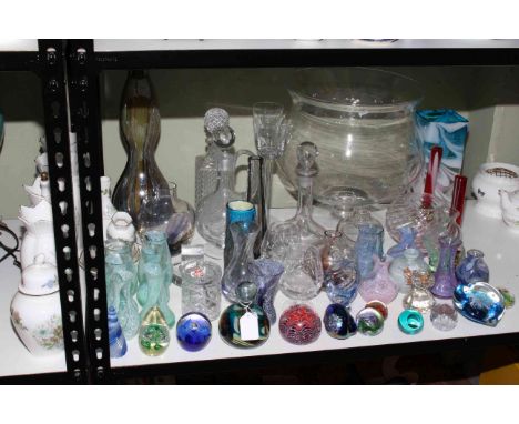 Collection of paperweights, glass, Aynsley Wild Tudor, Caithness.