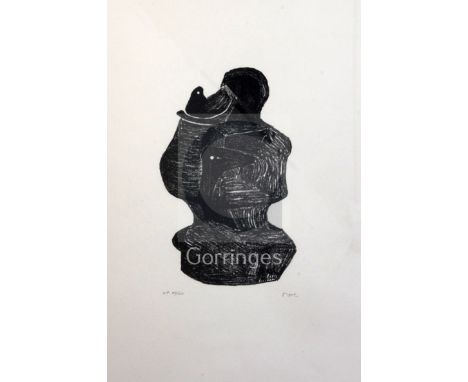 § Henry Moore (1896-1986)artist's proof lithograph'Mother and Child'signed in pencil, XV/XV20 x 14in.