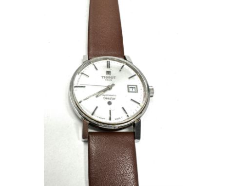 Vintage Gents tissot seastar automatic wristwatch the watch is ticking 