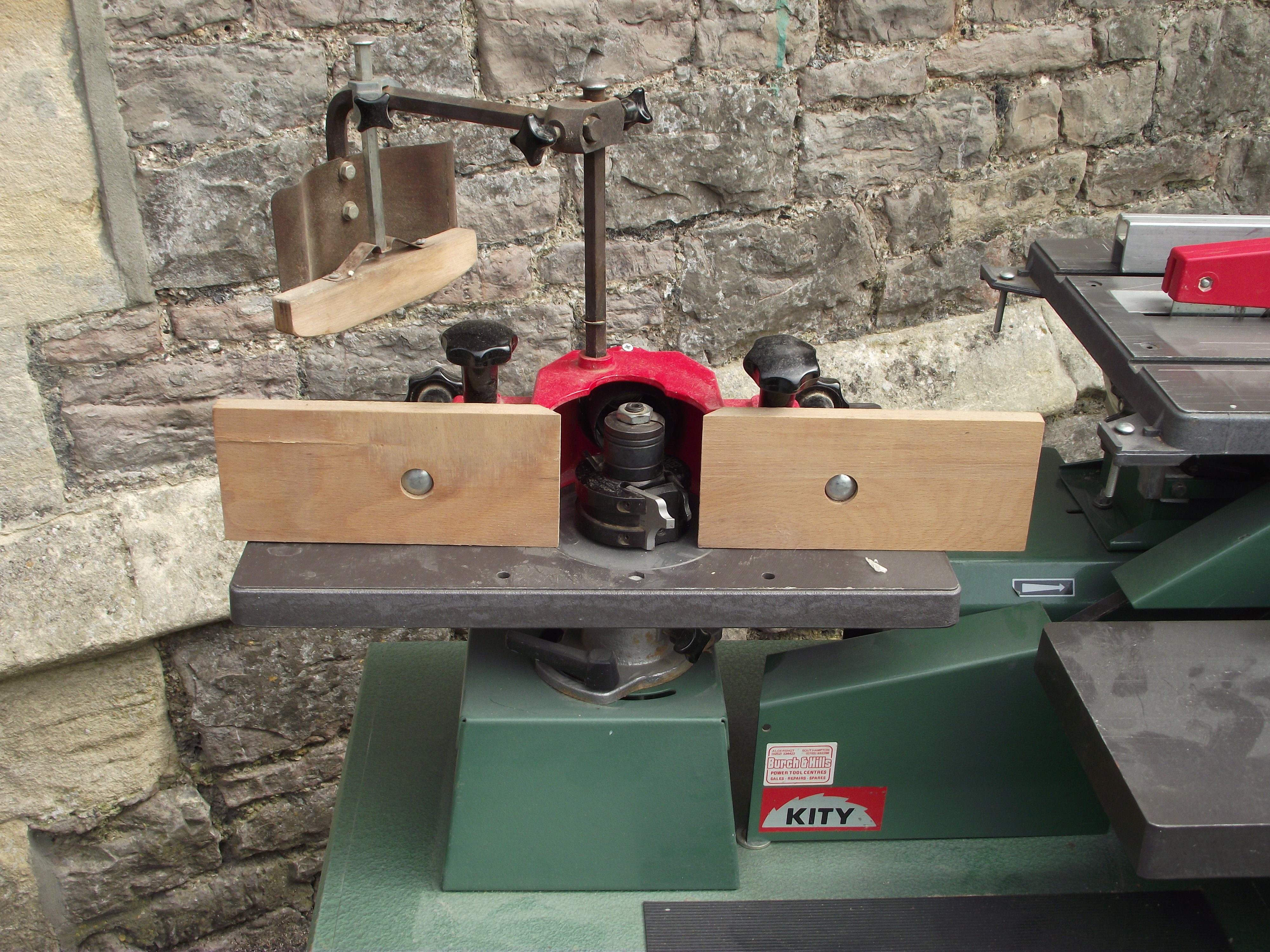 A contemporary multi woodworking machine, Kity with