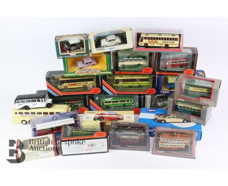 Corgi 1:76 die-cast scale models, Original Omnibus Company Bristol L6A Maidstone &amp; District, Bristol K5G Tram, W.J Odds L