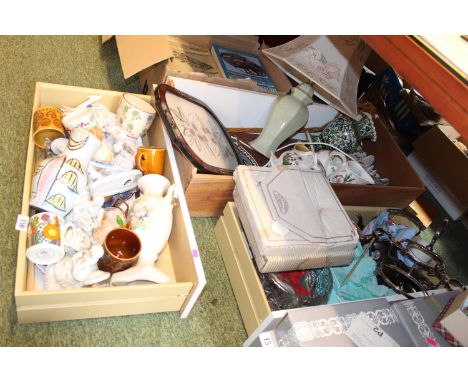 Collection of Portmeirion Botanic Garden Pottery Tableware and 3 Drawers of assorted Pottery and Ceramics 