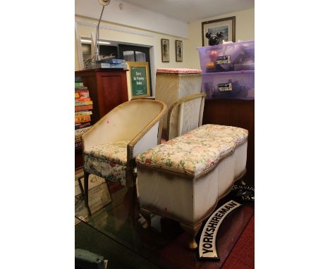 Collection of Vintage Woven Furniture 