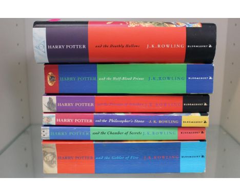 Collection of Harry Potter Books inc. Hardback Deathly Hallows First Edition 