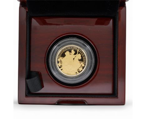 British gold coins, Charles III, Royal Mint 2023 1/4oz gold proof coin, in case of issue with certificate With Royal Mint inn
