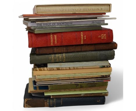 ° ° Sussex Coastal Towns Interest - assorted books and pamphlets; 1. Lower, M.A. Chronicle of Battle Abbey, first edition, 18