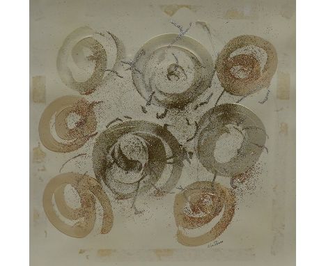 Lelia Pissarro (b.1963), Acrylic and diamond dust on paper, ‘U R Mind Blowing, Mind Glowing’, 2006, signed, Stern Pissarro ga