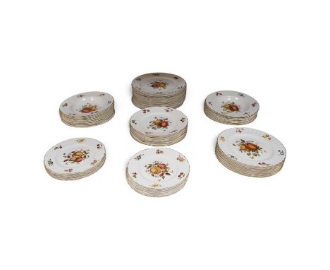 A Royal Worcester Delecta part dinner service. Condition - fair to good