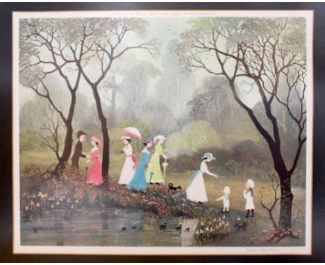 Helen Bradley (1900-1979): a pencil signed limited edition print, 43 x 53cm, framed and glazed. † CONDITION REPORT This lot m