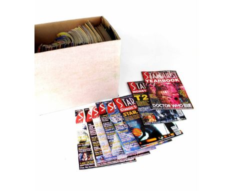 Approximately 100 comic books to include 'Horus Lord of Light', 1994 Science Fiction Annual, 'Star Log', 'TV Zone' and 'Starb