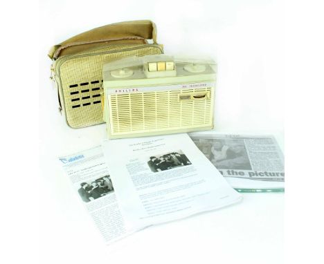 A Philips tape recorder used by Monty Lister of BBC Radio Merseyside for the first radio interview with The Beatles on Octobe