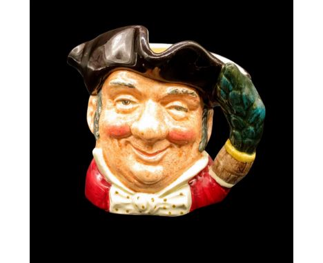 Black tricorn; red coat; white bow tie with gold spots. Royal Doulton backstamp. English Heritage series. Good condition.Arti