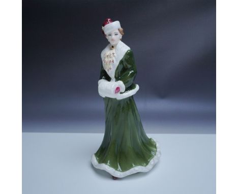Coalport The Skaters from the Sporting Pastimes series, a Home Shopping exclusive, hand-decorated and limited to 2,000 pieces
