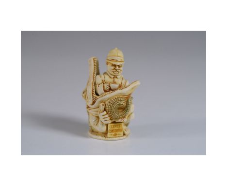 A finely crafted Harmony Kingdom Clever Constantine Treasure Box, 2"H featuring a whimsical explorer encased in a crocodile's