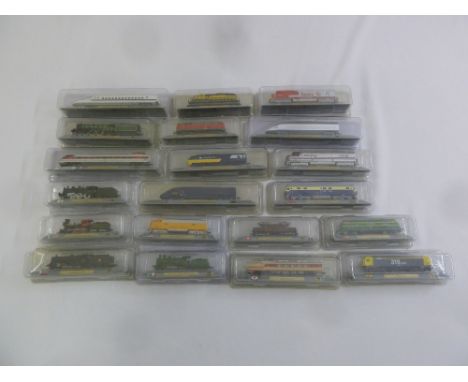 A quantity of boxed model railway engines of the world, 1:160 scale (20)