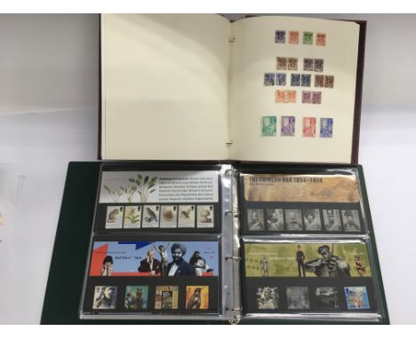 A folder of stamps including GB and Commonwealth plus a binder of first day covers (2).