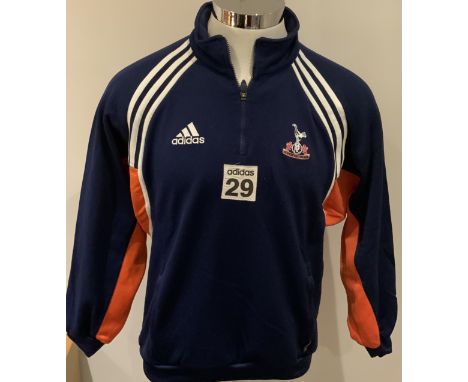 Tottenham 2000 - 2001 Football Players Training Kit: Number 29 used by Simon Davies. Comprises of a tracksuit top and bottoms