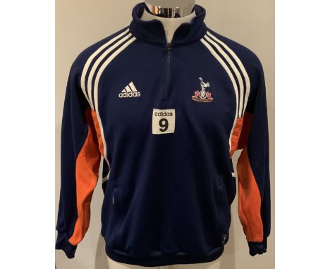 Tottenham 2000 - 2001 Football Players Training Kit: Number 9 used by Les Ferdinand. Comprises of tracksuit top and bottoms t