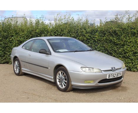 A Peugeot 406 2.2L petrol manual Coup&eacute; S. Registration BT52 BTV. Date of first registration 29/11/2002. 101,772 miles.