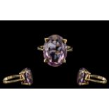 Ladies Attractive 9ct Gold Single Stone