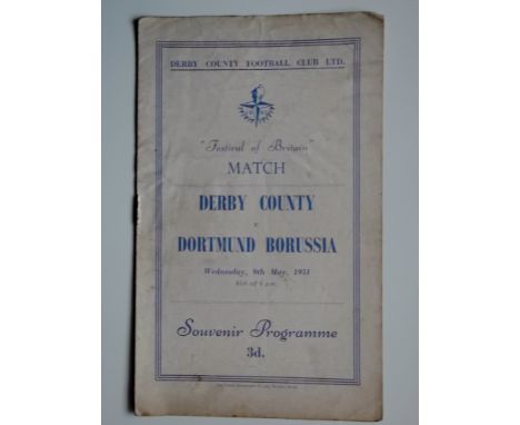 Rare programme for this Festival of Britain game.
Light staining, very small nick to spine. 
Condition : See Description
 
 
