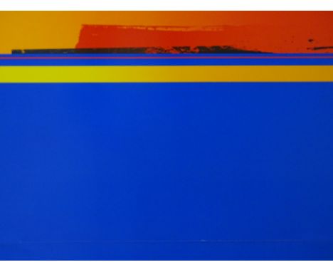 Rob Bloomfield (B.1948). Chromatic 4, artist signed limited edition colour print, 42/180, 40cm x 63.5cm.