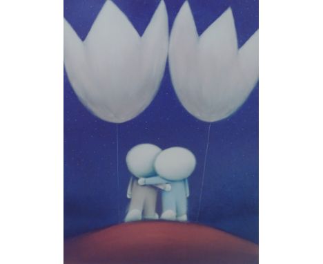 Doug Hyde (b.1972). Together We Can Dream, artist signed and titled coloured limited edition print 46/50, 76cm x 56cm.