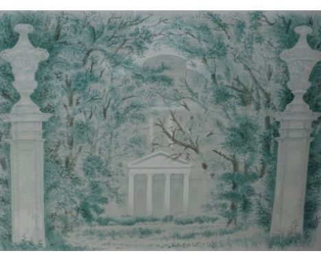 Valerie Thornton (b.1931). Bodian Castle, artist signed, titled limited edition print 155/200, 34cm x 48cm and another signed