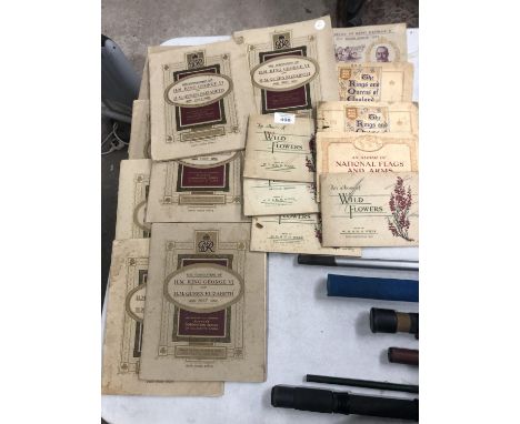 A LARGE COLLECTION OF VINTAGE CIGARETTE CARD ALBUMS/BOOKLETS FROM 1930S 
