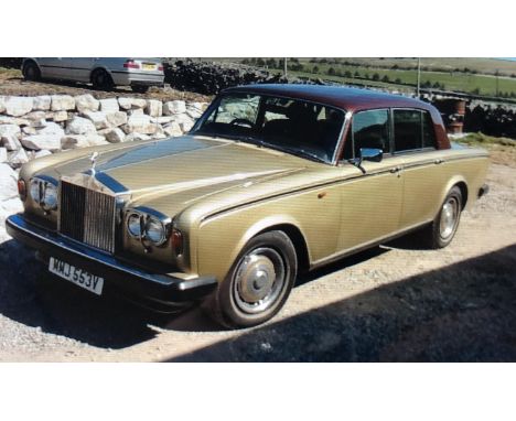 A 1980 ROLLS ROYCE SHADOW II 6.750L ENGINE, GOOD RUNNER, LONG M.O.T UNTIL END OF YEAR,(EXACT DATE T.B.C), PREVIOUSLY CELEBRIT