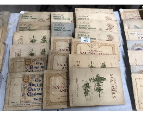 A LARGE COLLECTION OF VINTAGE CIGARETTE CARD ALBUMS/BOOKLETS FROM 1930S 
