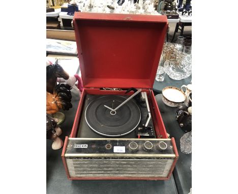A RETRO 'I.T.T KB' RECORD PLAYER 