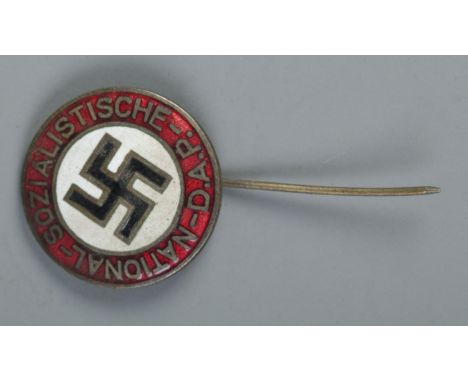 German enamel NSDAP members party stick pin  
