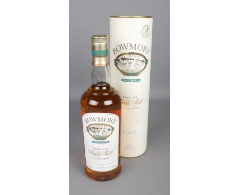 A full and sealed bottle of Bowmore Legend Islay Single Malt Scotch Whisky in original card box. 700ml bottle.  