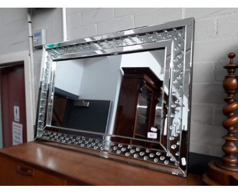 A large modern mirror 