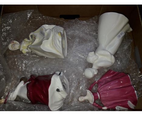 4 figures by Royal Worcester, Coalport and Royal Doulton 