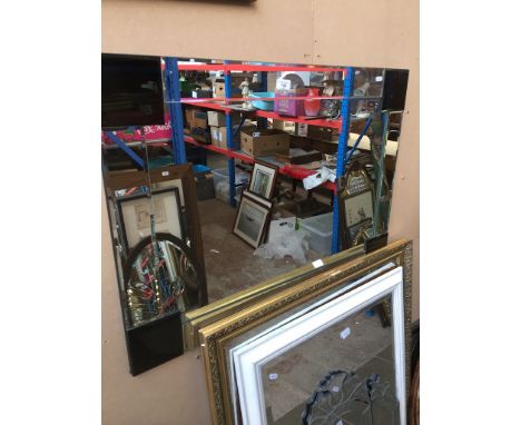A modern wall mirror 