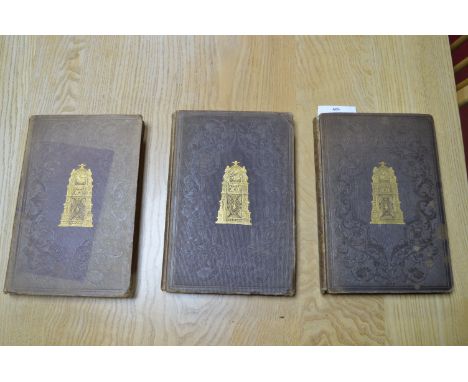 Three First Edition Volumes Charles Dickens Master Humphrey's Clock 