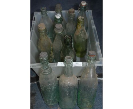 Dozen Vintage Hull Beer Bottles 