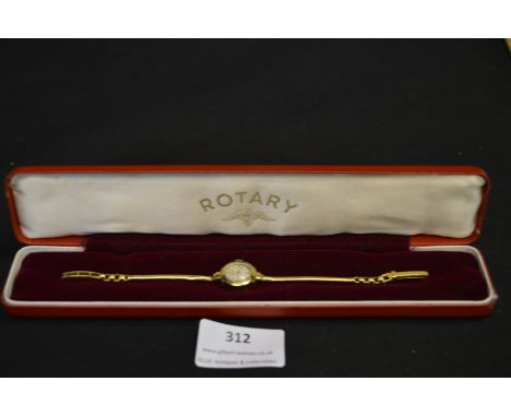 Rotary 18ct Gold Ladies Wristwatch - Birmingham 1963, ~14g total 